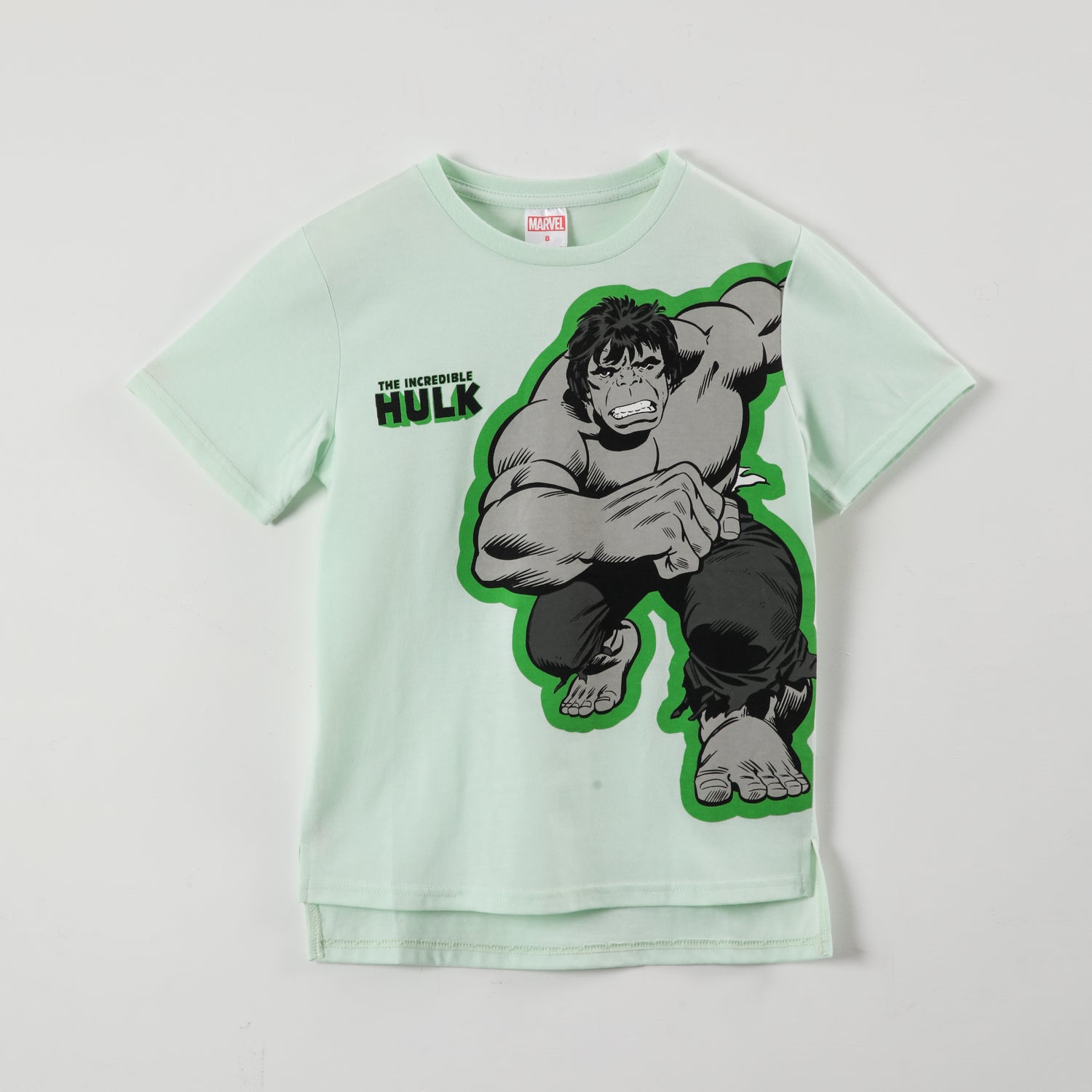 Polera Manga Corta Niño Hulk Avengers Verde Marvel