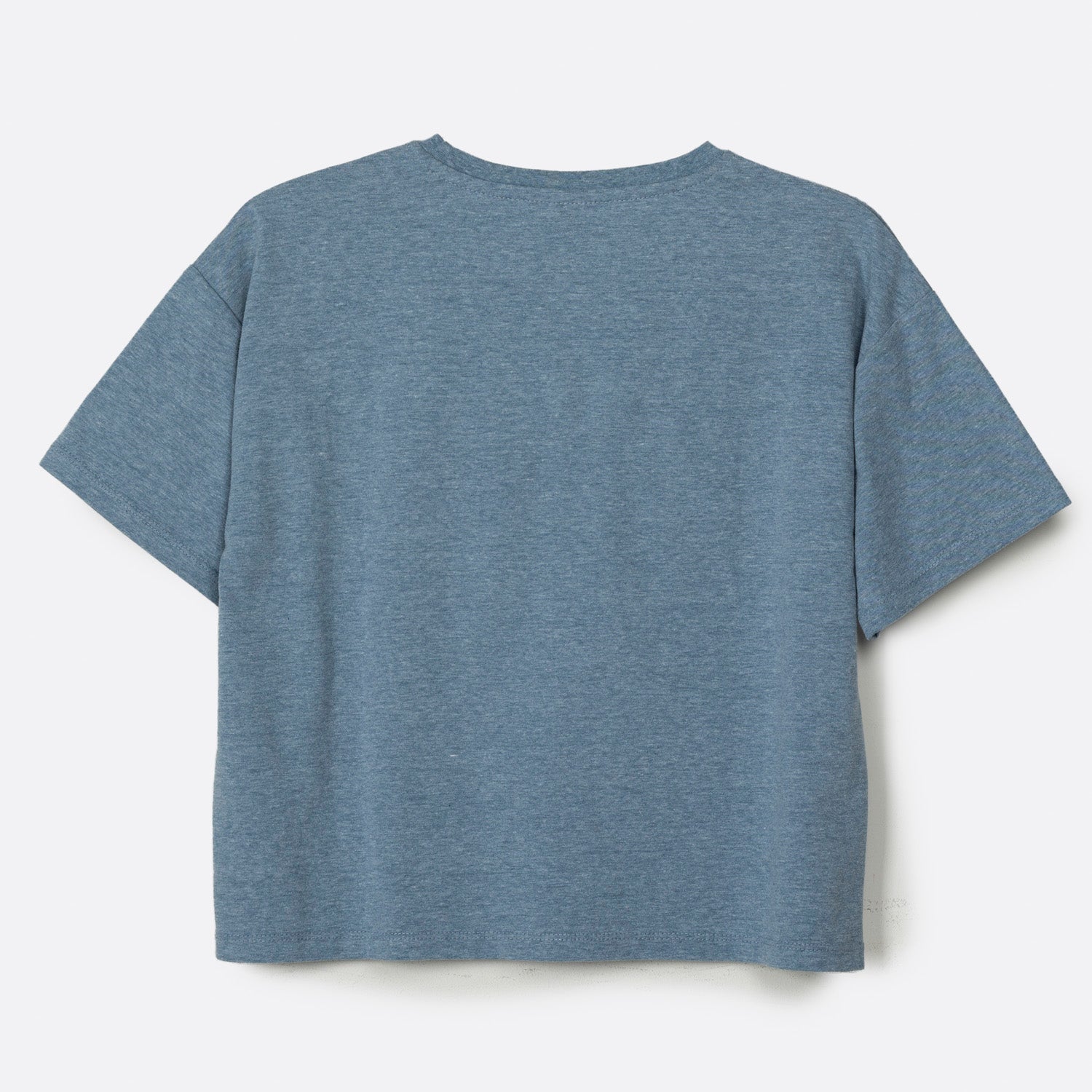 Polera Manga Corta Niña Baby Yoda Azul Star Wars