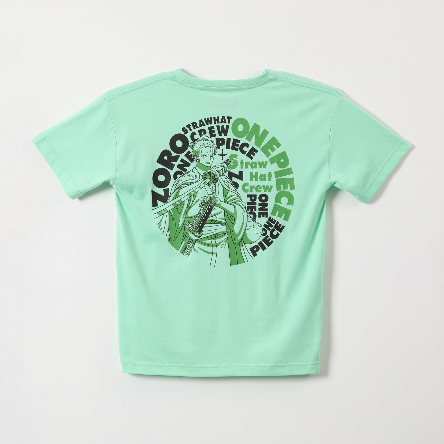 Polera Manga Corta Niño Espal Verde One Piece