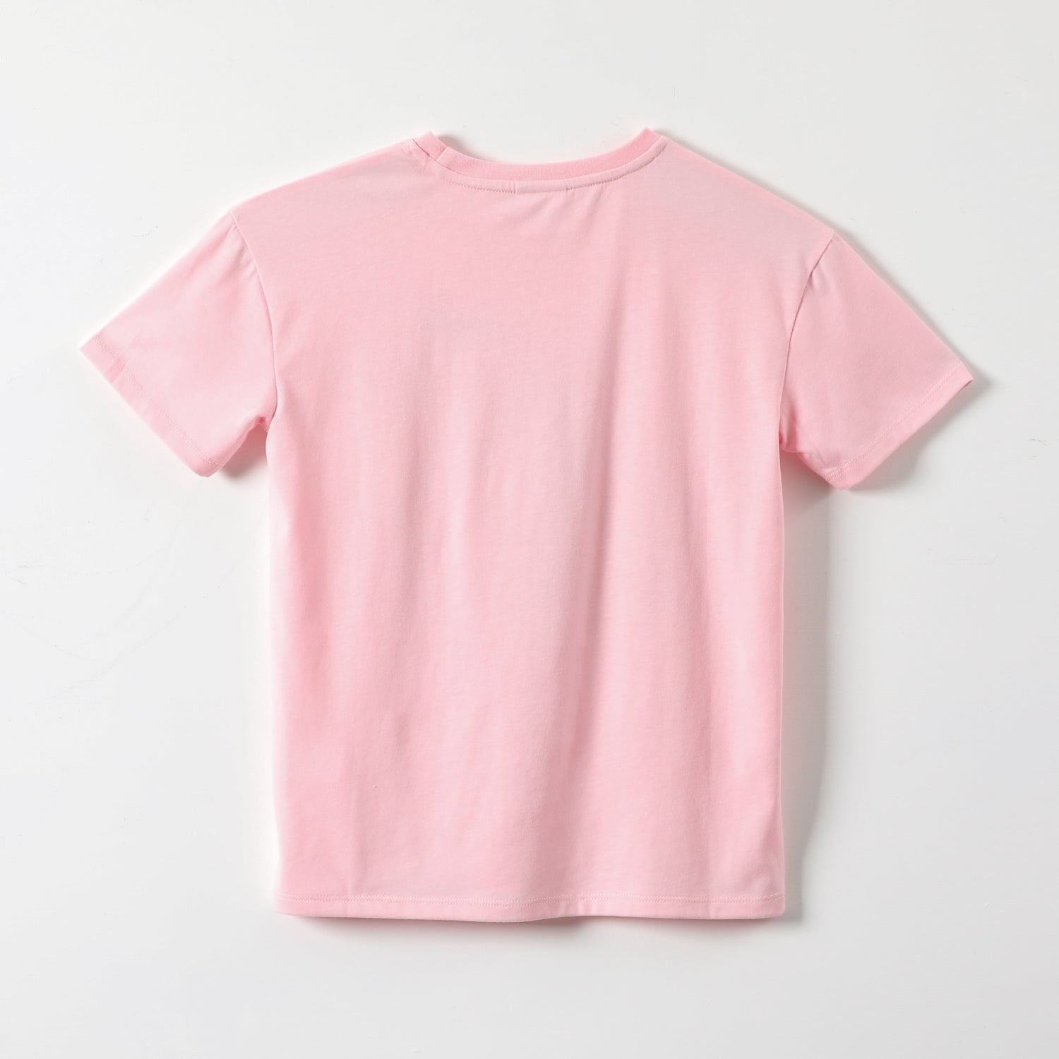 Polera Manga Corta Niña Foto Rosado Barbie