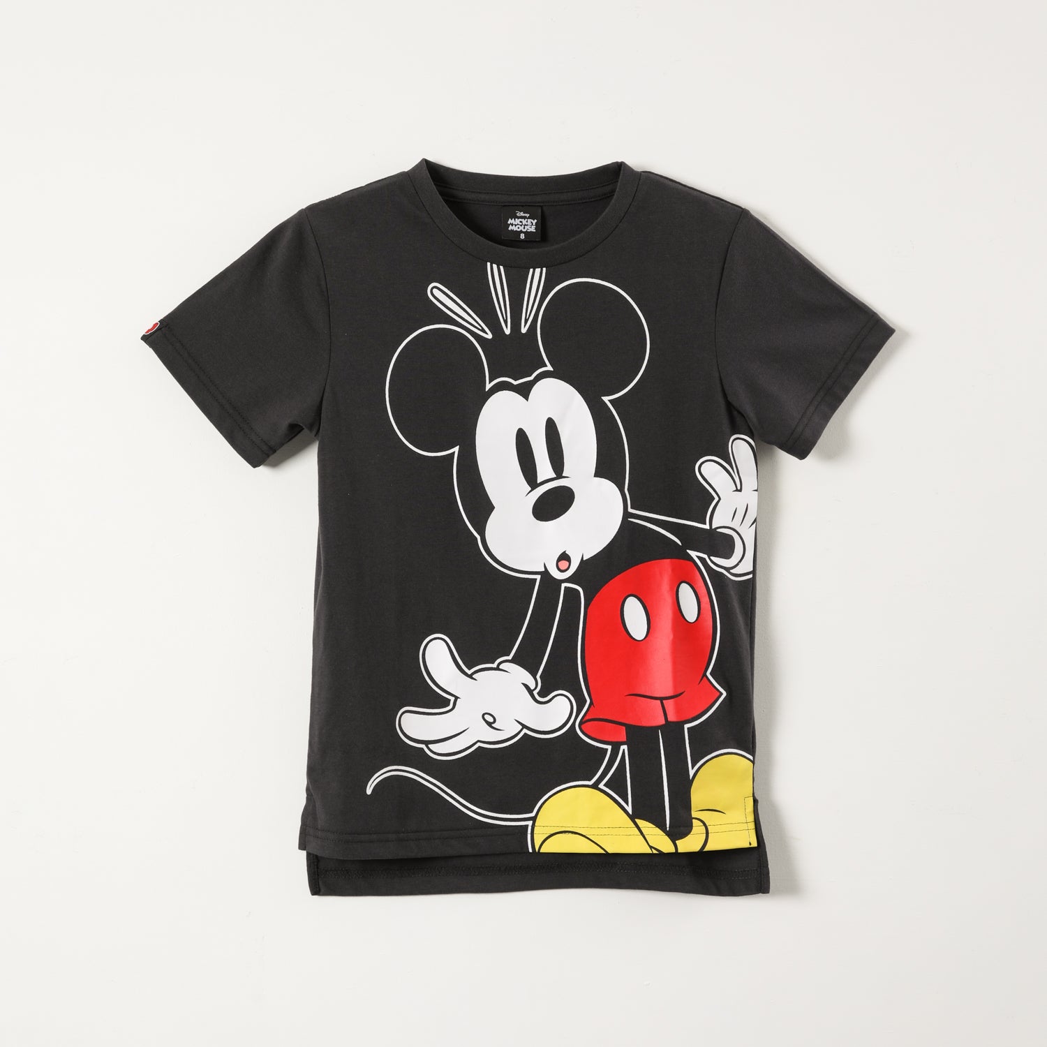 Polera Manga Corta Niño Mickey Negro Disney
