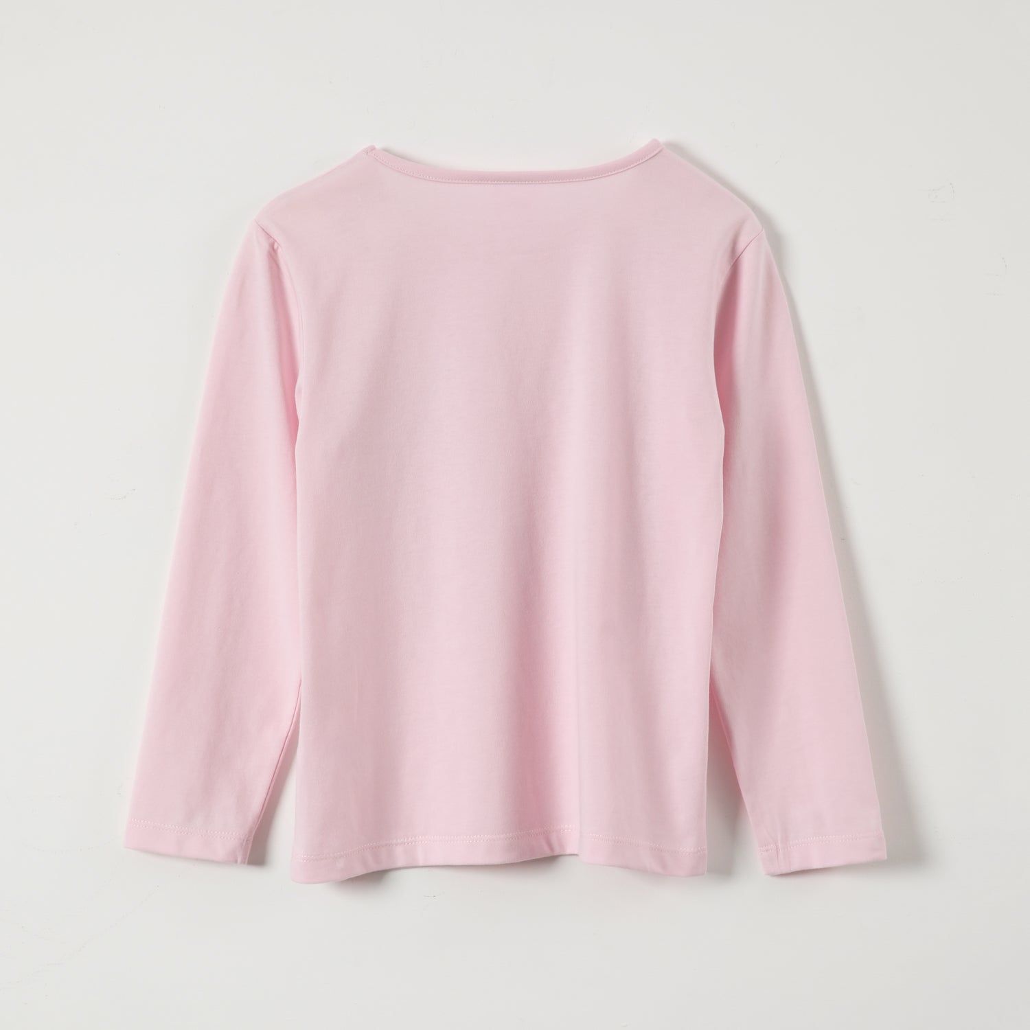 Polera Manga Larga Niña Rosado Barbie