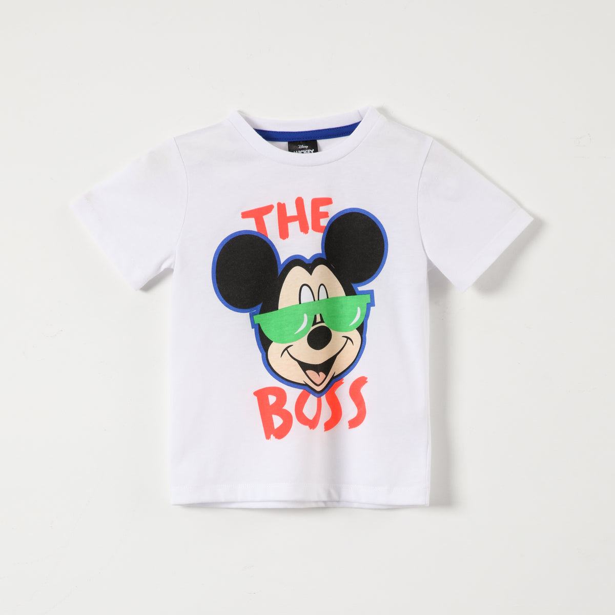 Polera Manga Corta Niño Mickey Blanco I Disney