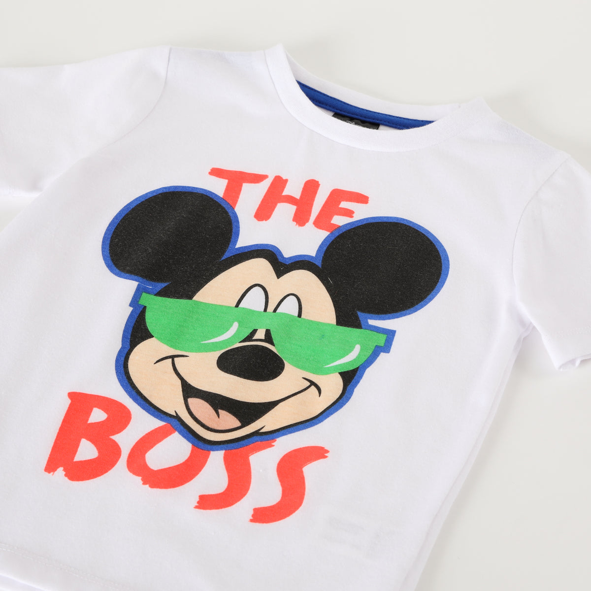Polera Manga Corta Niño Mickey Blanco I Disney