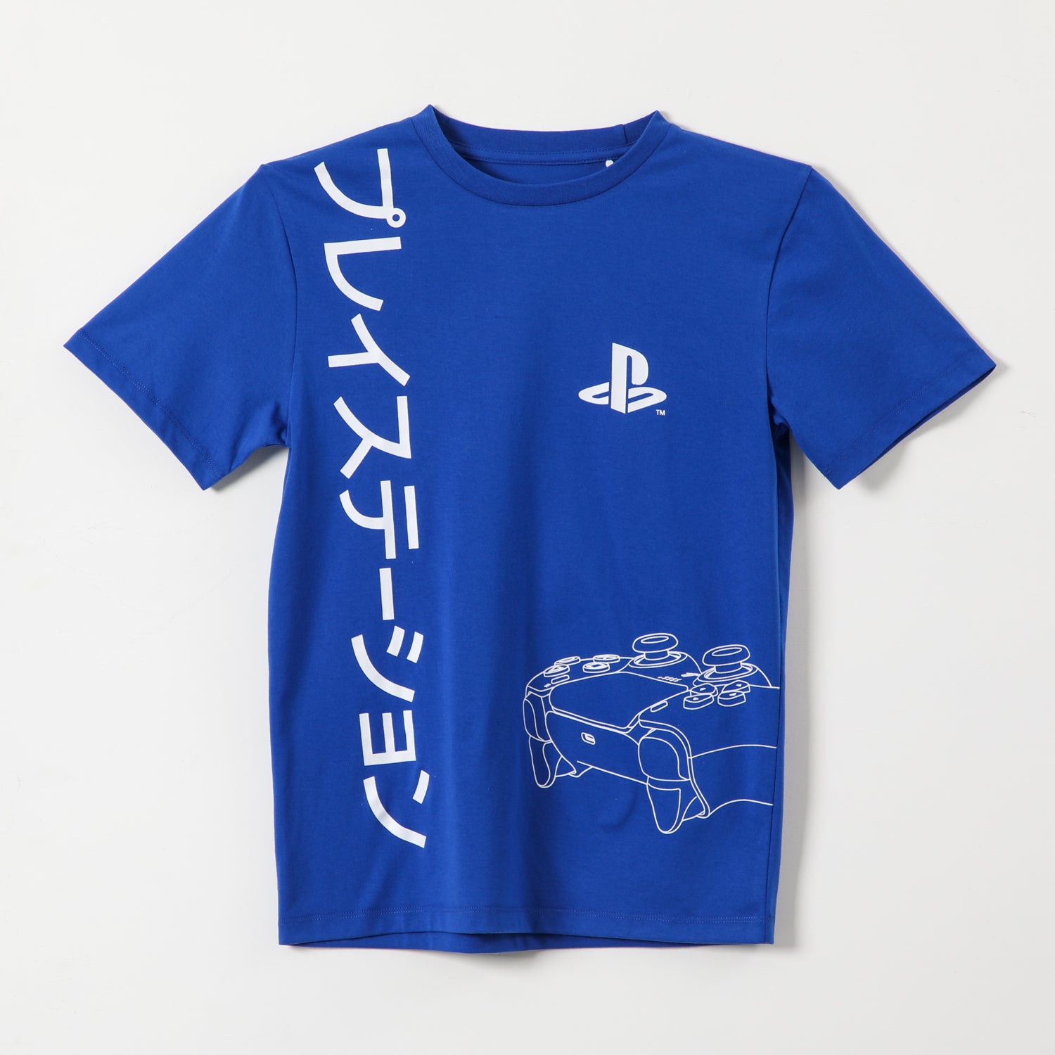 Polera Manga Corta Niño Azul I Playstation