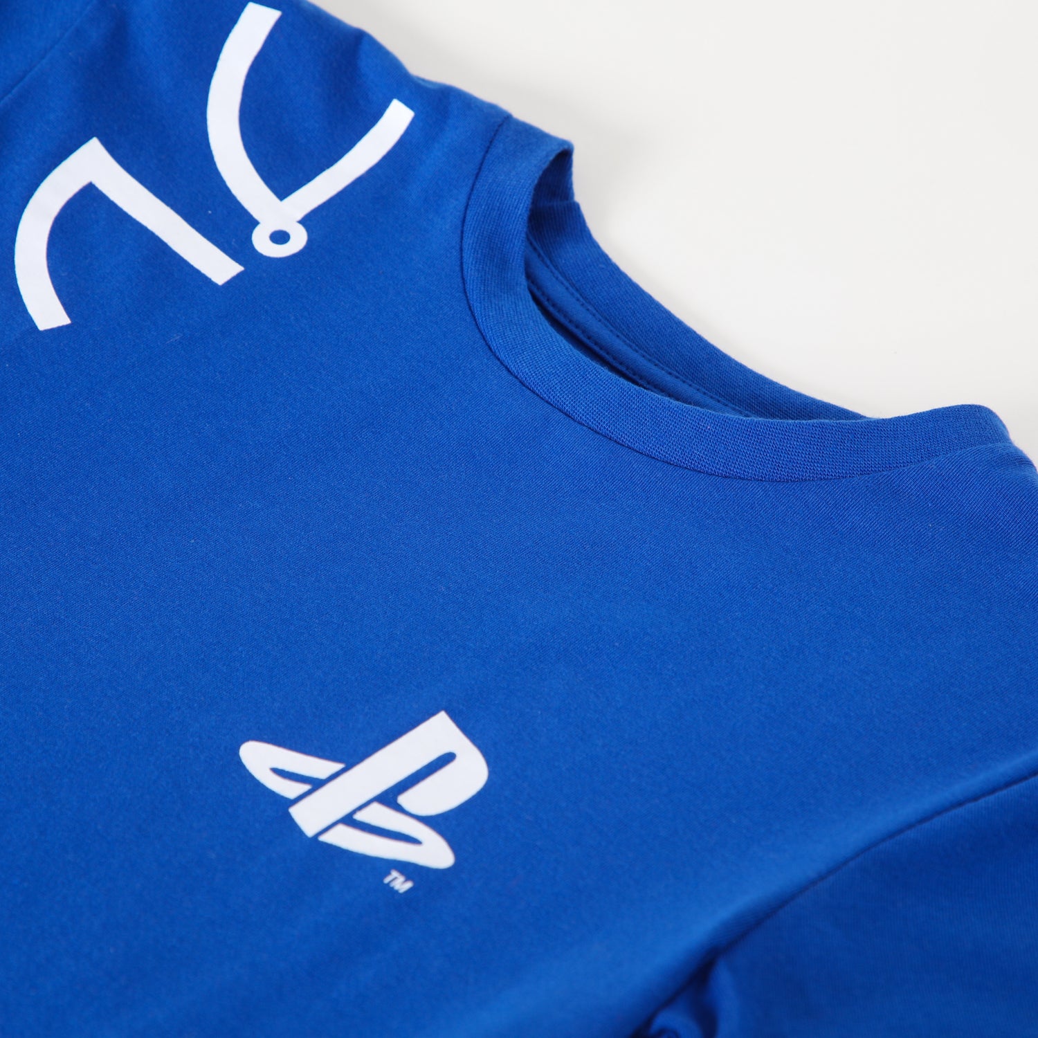 Polera Manga Corta Niño Azul I Playstation