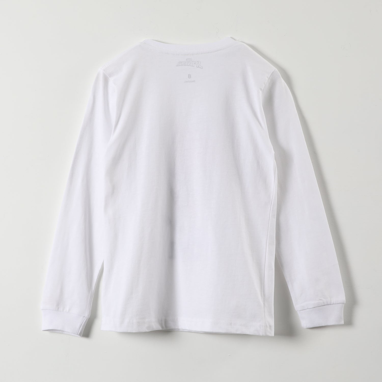 Polera Manga Larga Niño Personajes Blanco Marvel