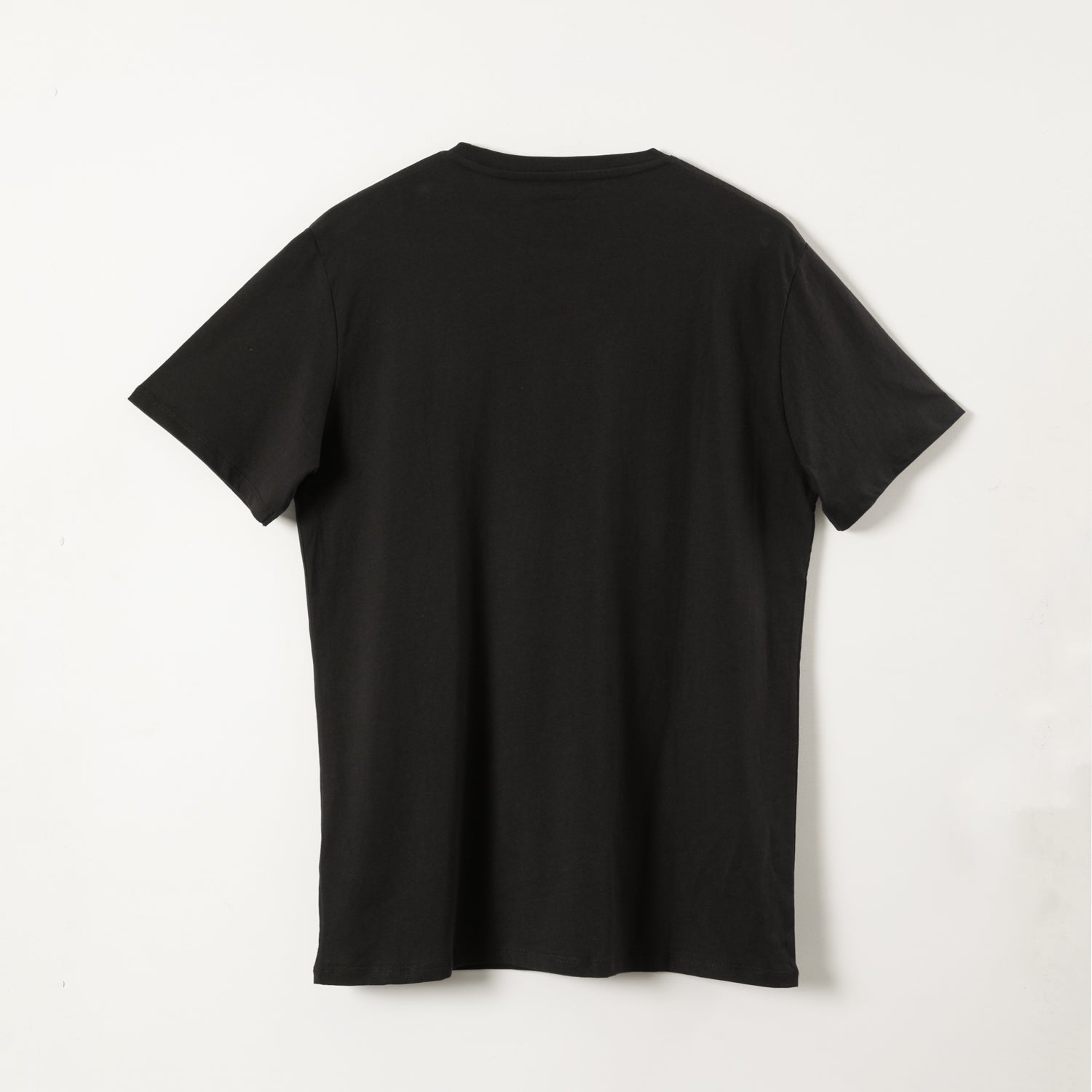 Polera Manga Corta Hombre Logo Marvel Comics Negro