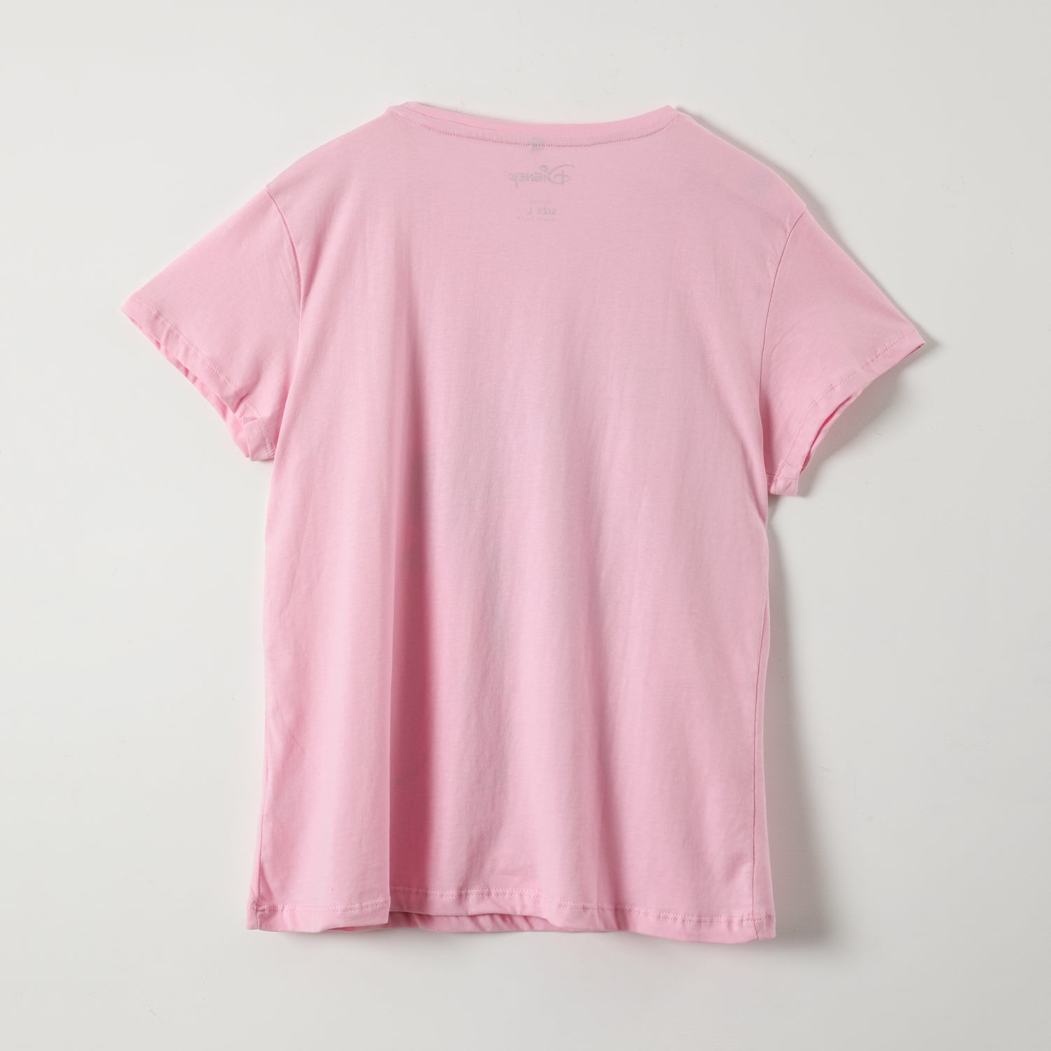 Polera Manga Corta Mujer Ratoncito Enojado Rosado Mickey