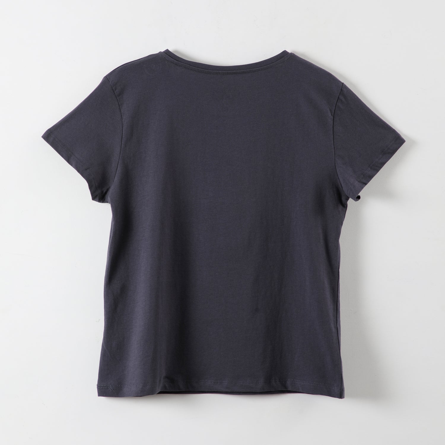 Polera Manga Corta Mujer Logo Negro Star Wars