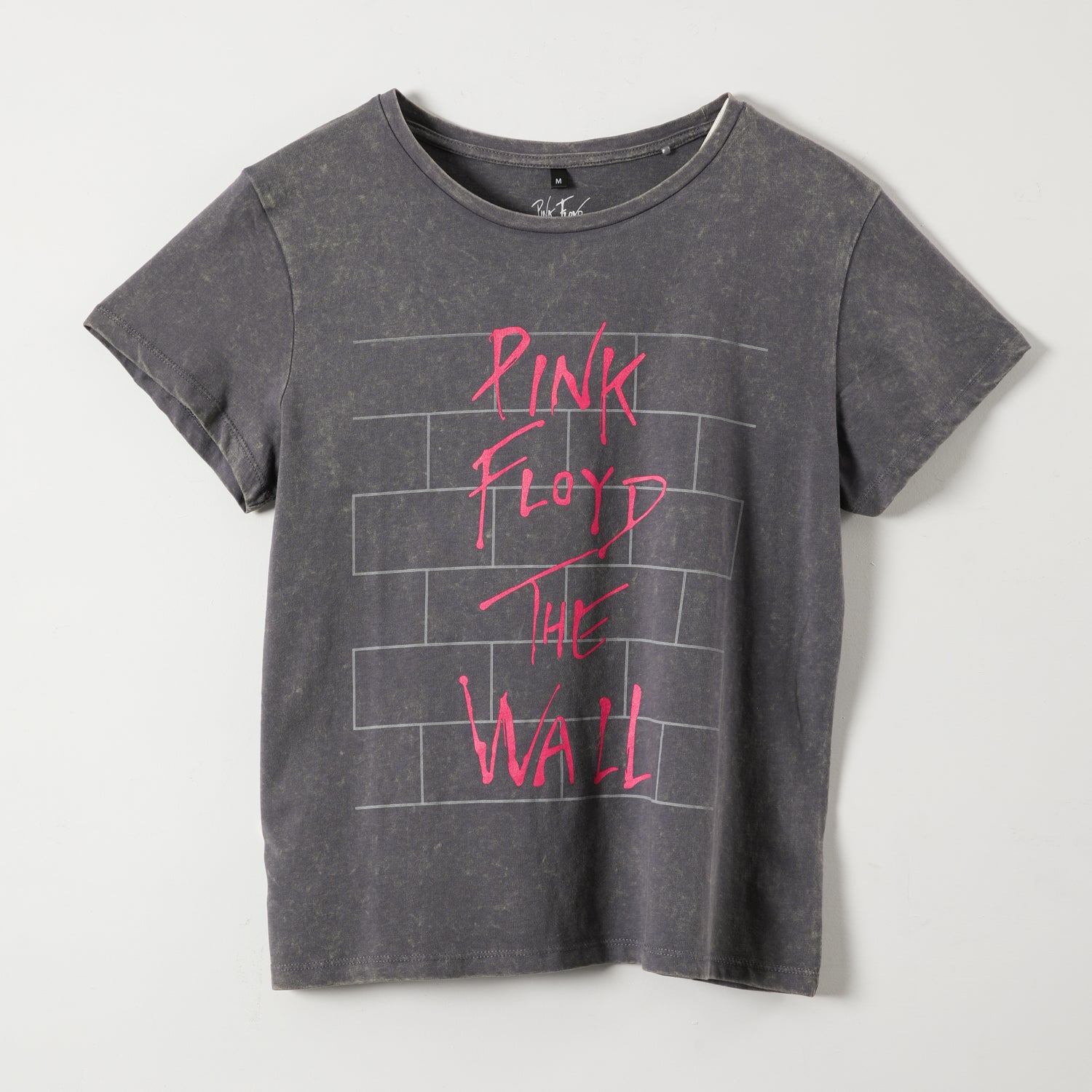 Polera Manga Corta Mujer The Wall Negro Pink Floyd