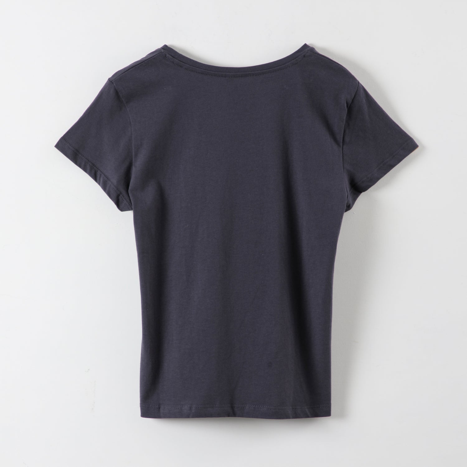 Polera Manga Corta Mujer Lengua Negro The Rolling Stones