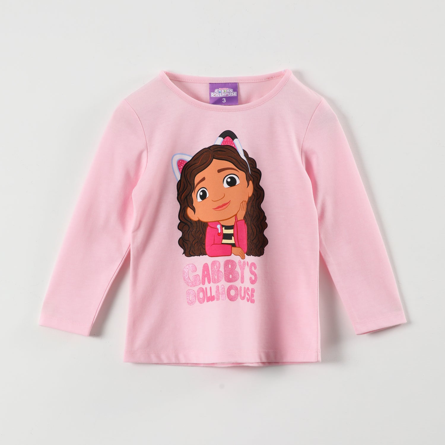 Polera Manga Larga Niña Gabby´S Rosado Gabby Doll House