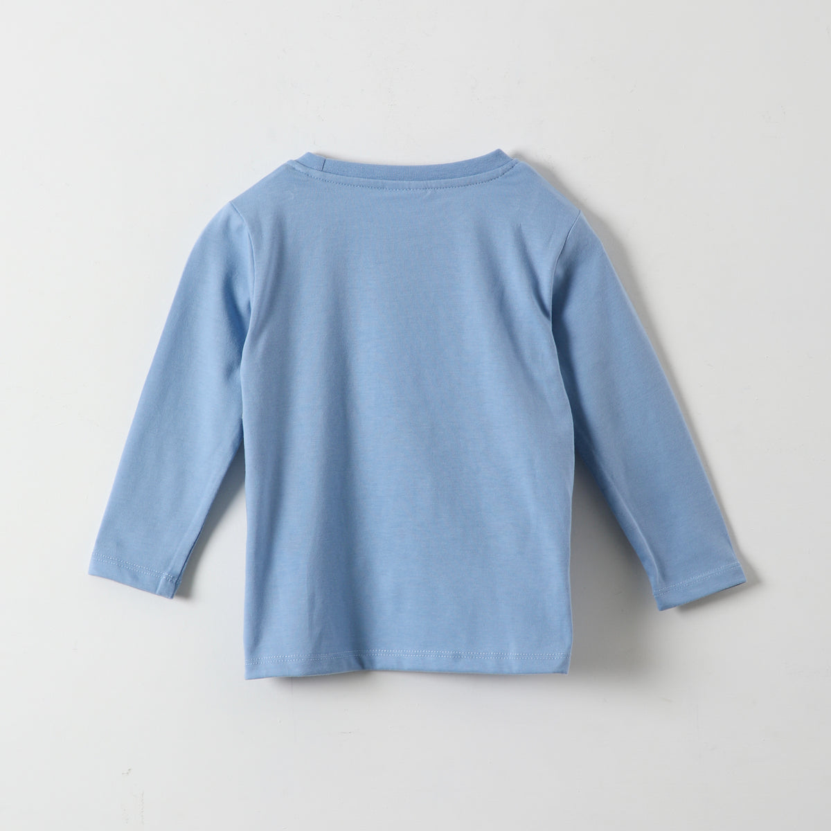 Polera Manga Larga Niño Laugh Celeste Bluey