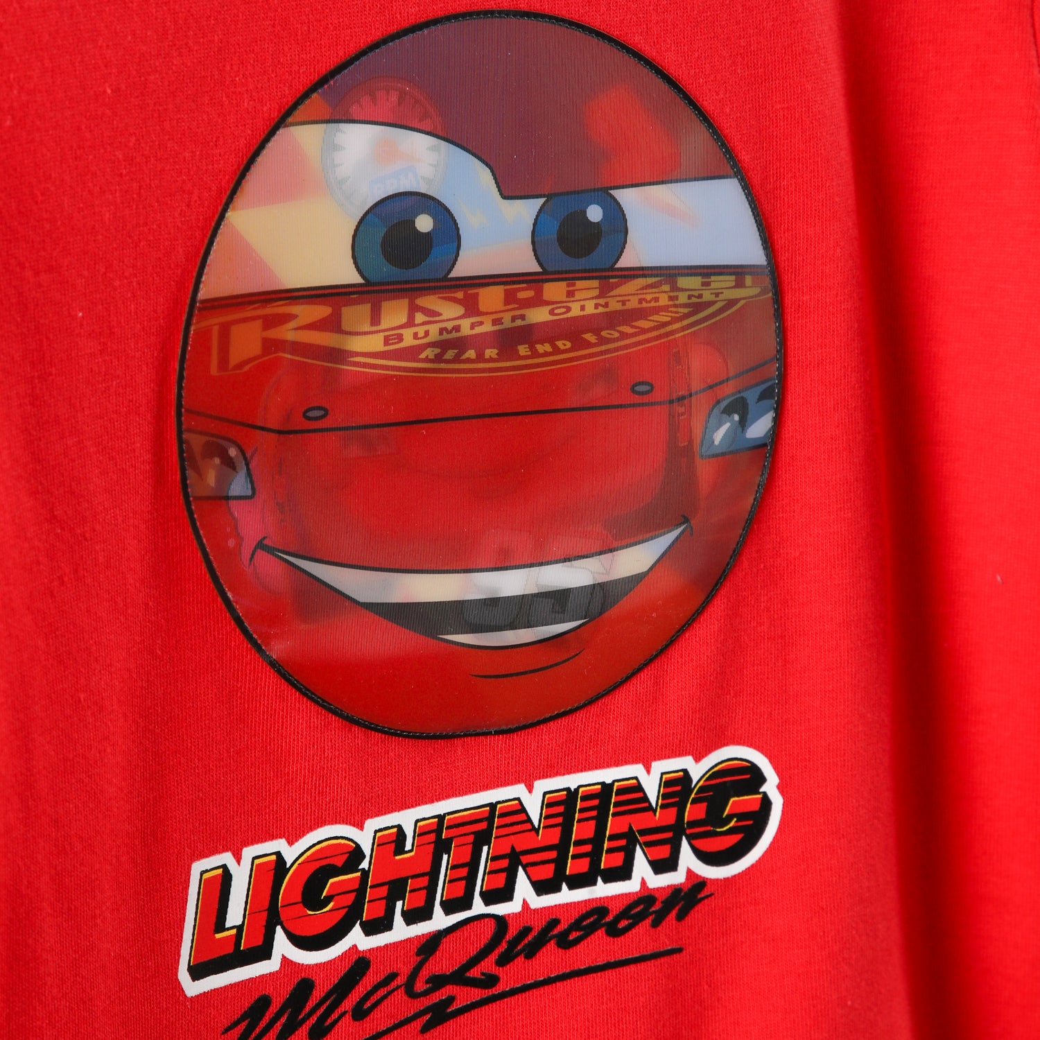 Polera Manga Larga Niño Cars Lightning Rojo Cars