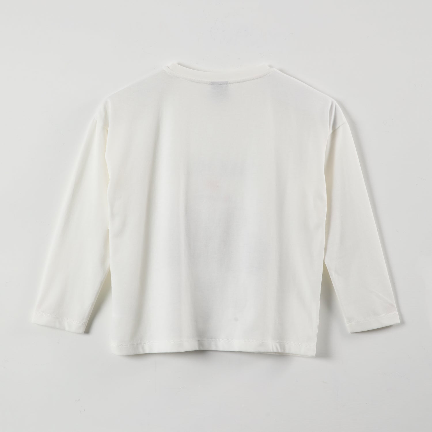 Polera Manga Larga Niña Minnie Dot Couture Blanco Disney