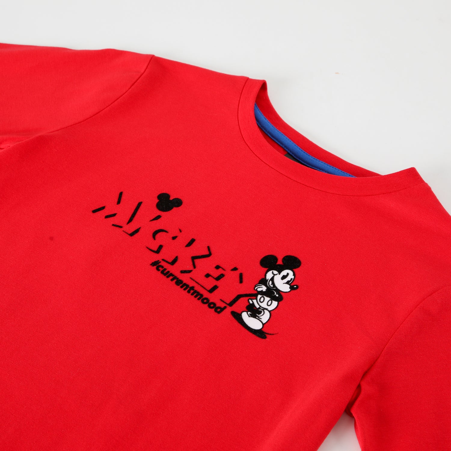Polera Manga Larga Niño Mickey #Currentmood Rojo Disney