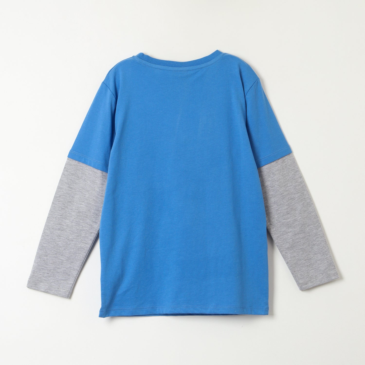 Polera Manga Larga Niño Runner Azul Sonic