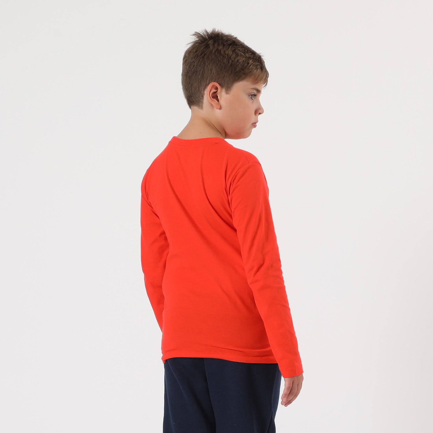 Polera Manga Larga Niño Knuckles Rojo Sonic
