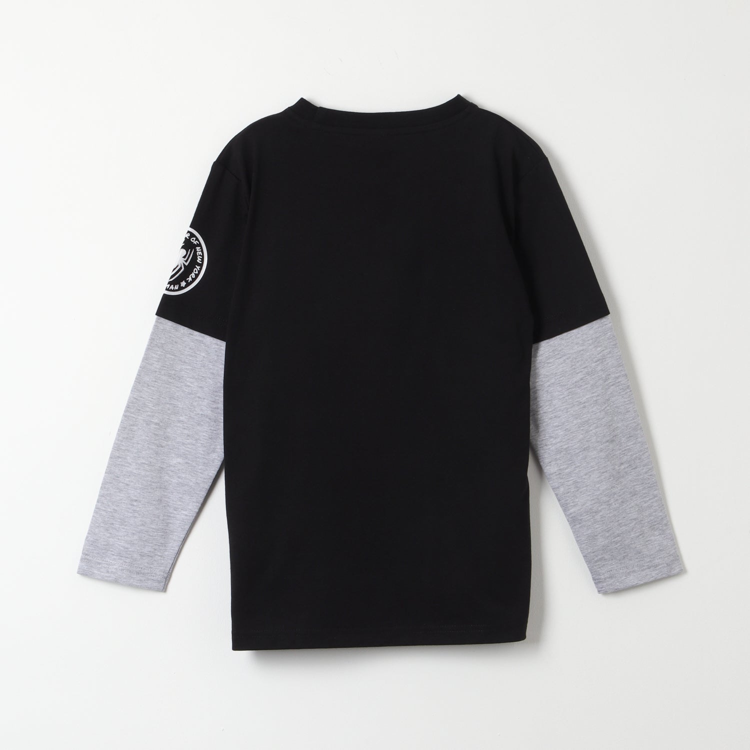 Polera Manga Larga Niño Spiderman Webhead Negro Marvel