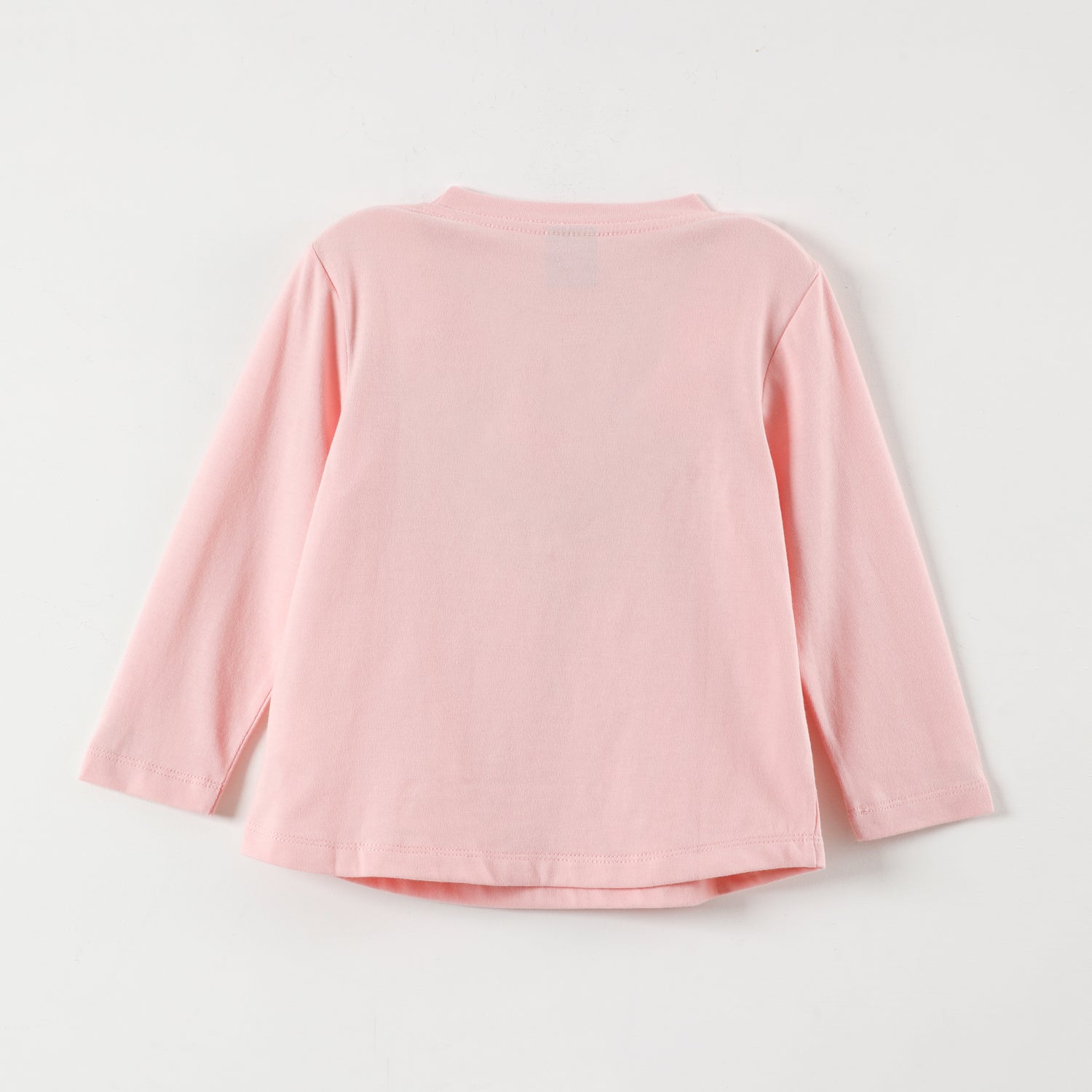 Polera Manga Larga Niña Minnie Glow Rosado Disney