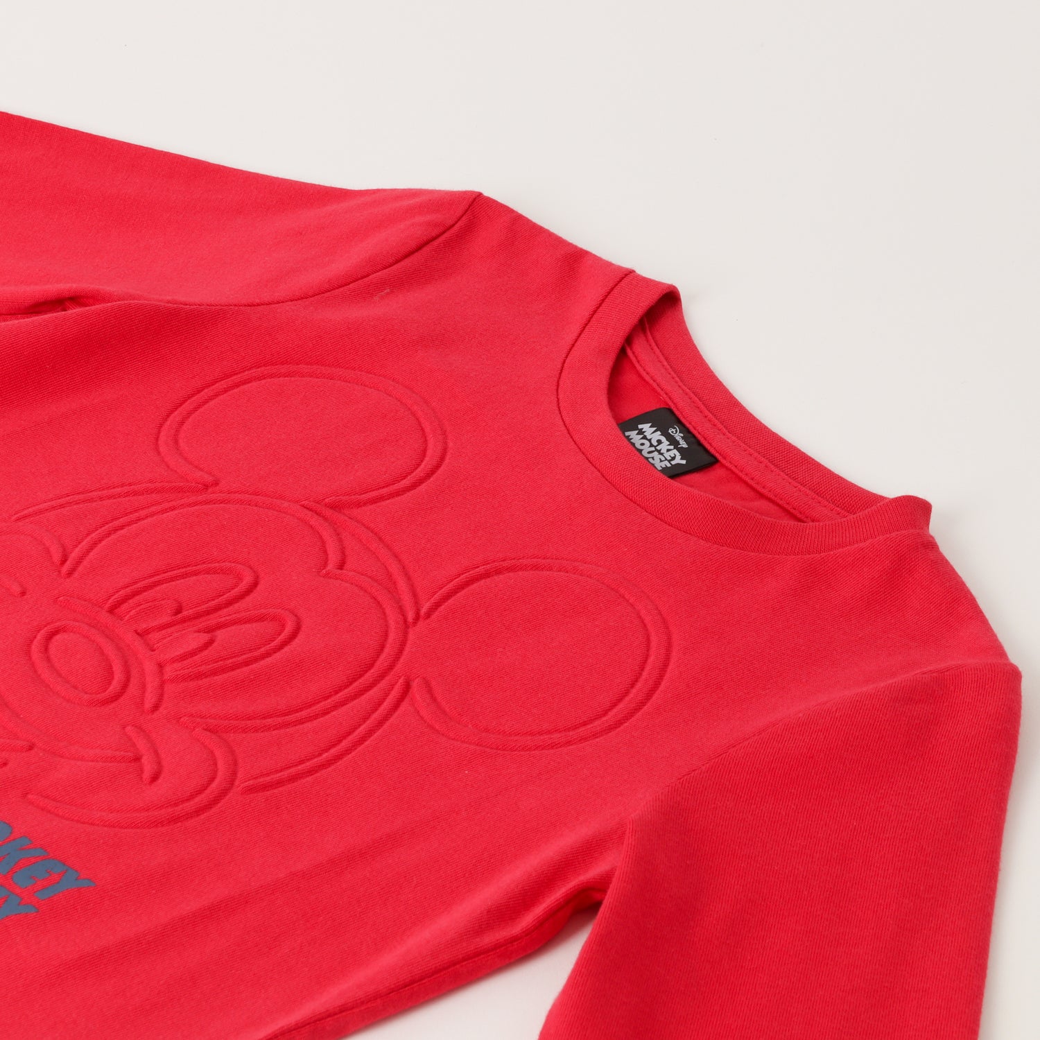 Polera Manga Larga Niño Mickey Mania Rojo Disney