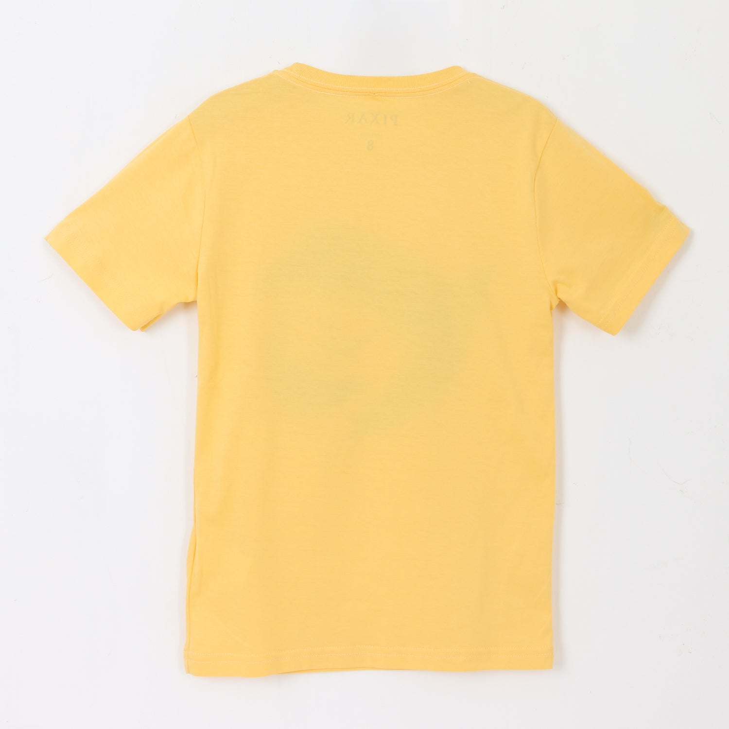 Polera Manga Corta Niña Amarillo Alegría Pixar Disney