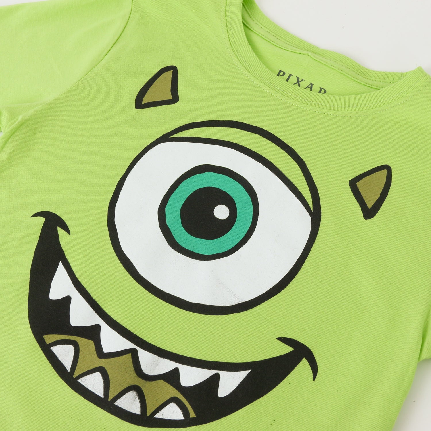 Polera Manga Corta Niño Verde Mike Wazowski Pixar Disney