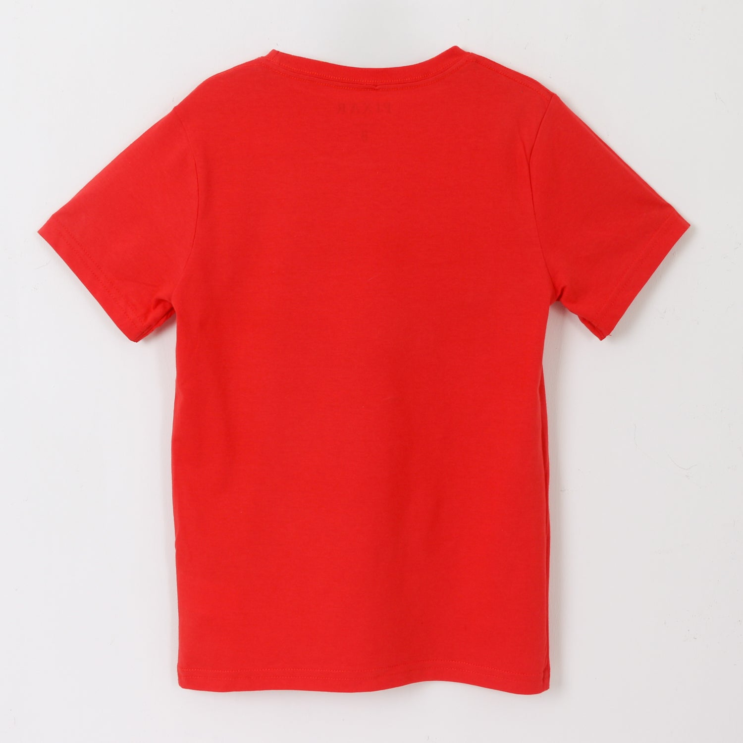 Polera Manga Corta Niño Rojo Cars Pixar Disney