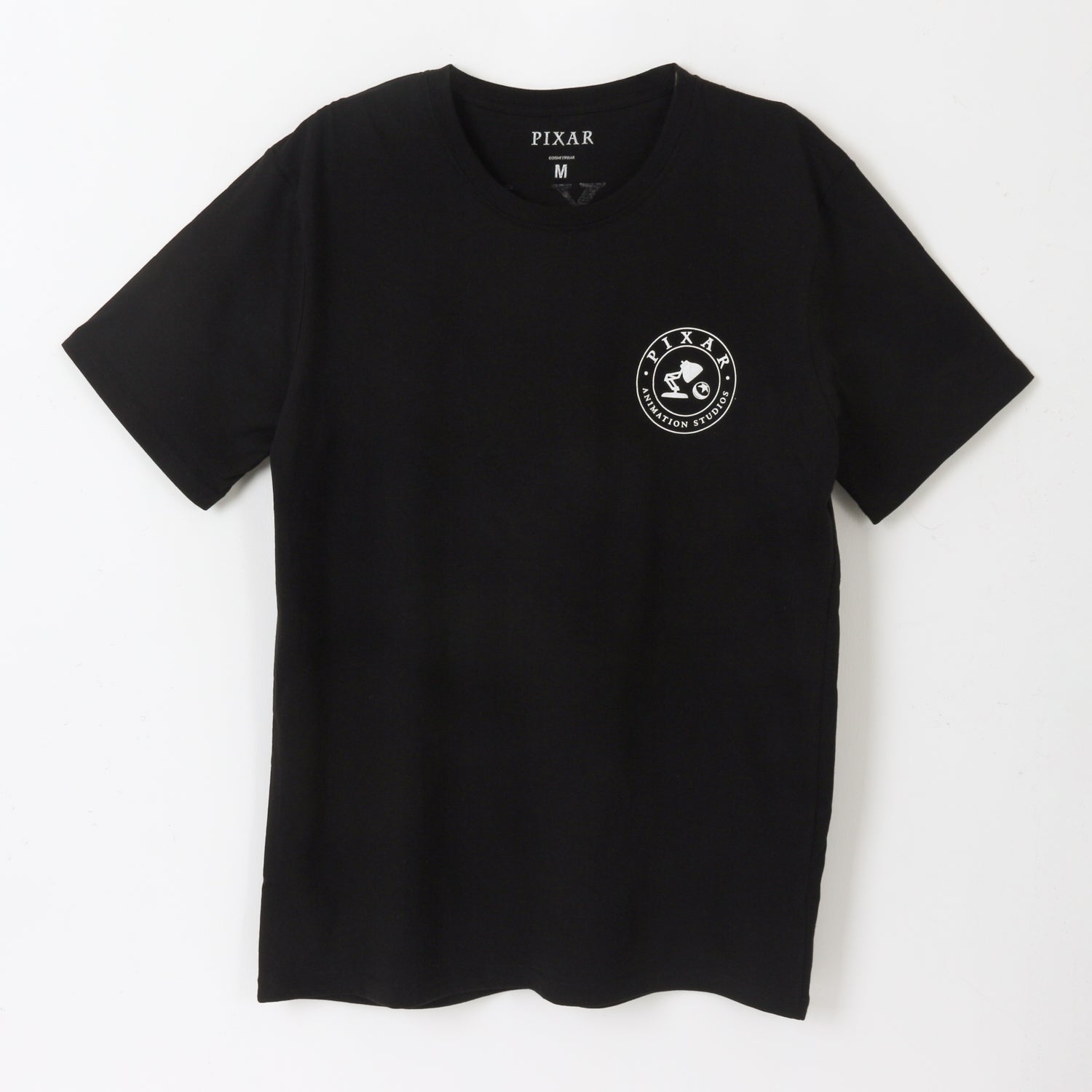 Polera Manga Corta Adulto Negro Corporativo Pixar Disney