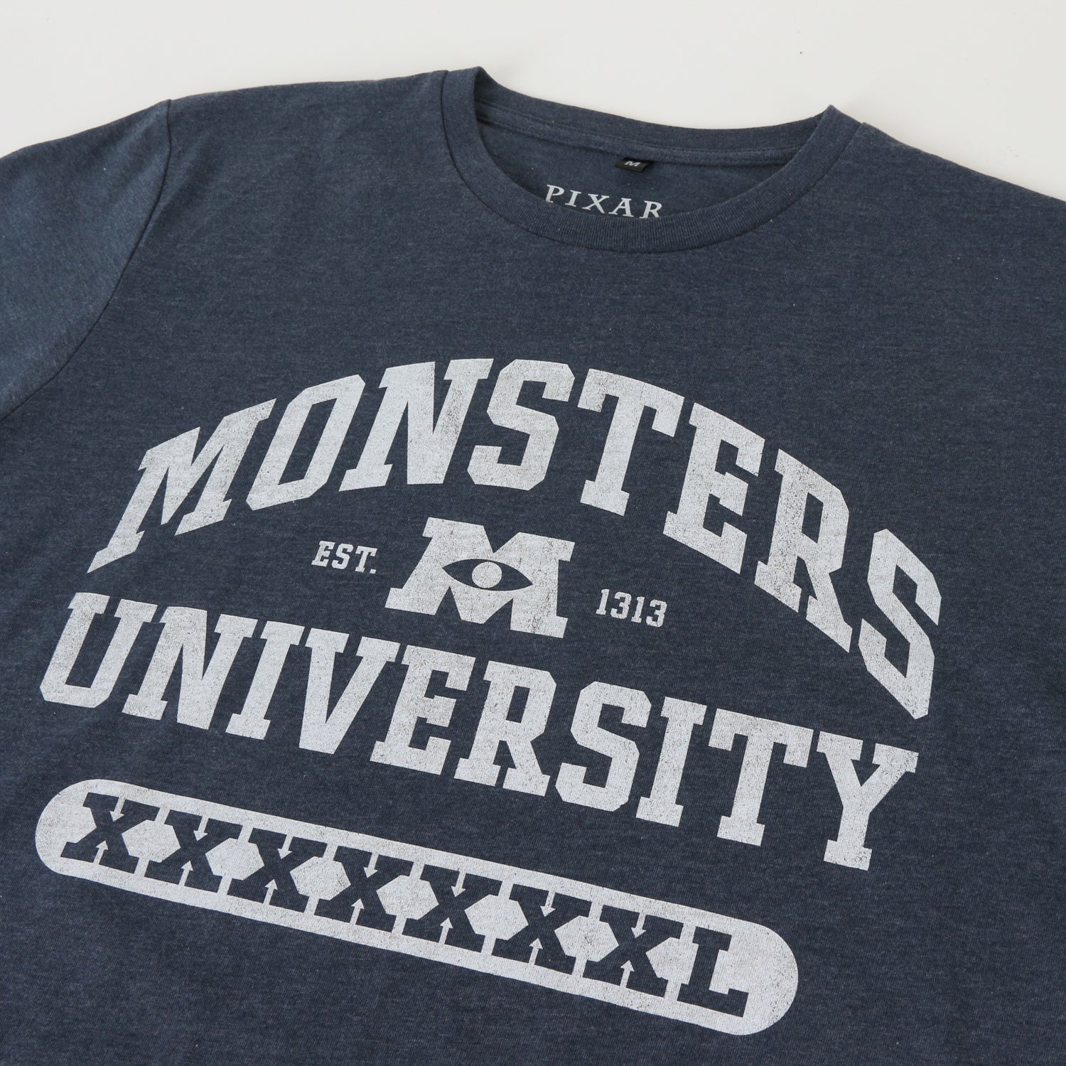 Polera Manga Corta Adulto Azul M.University Pixar Disney