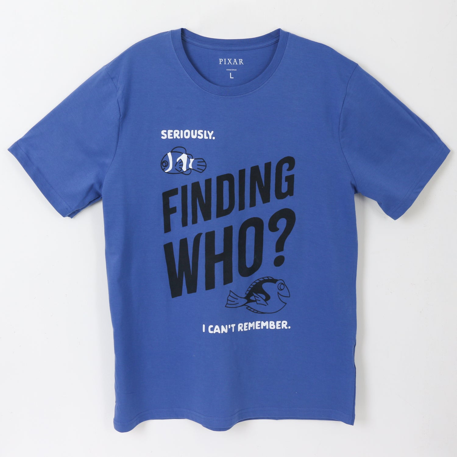 Polera Manga Corta Adulto Azul Doris Pixar Disney