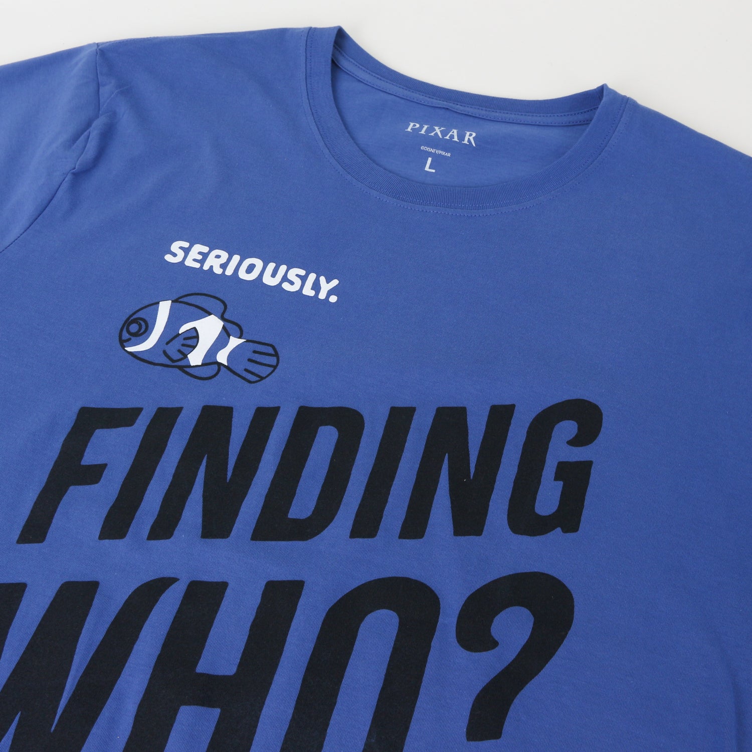 Polera Manga Corta Adulto Azul Doris Pixar Disney