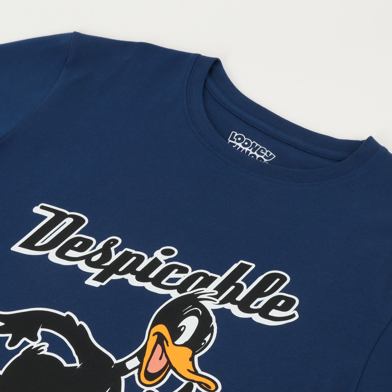 Polera Manga Corta Hombre Despicable Azul Looney Tunes