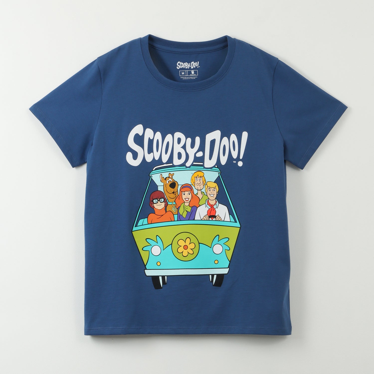 Polera Manga Corta Mujer Van Azul Scooby-Doo