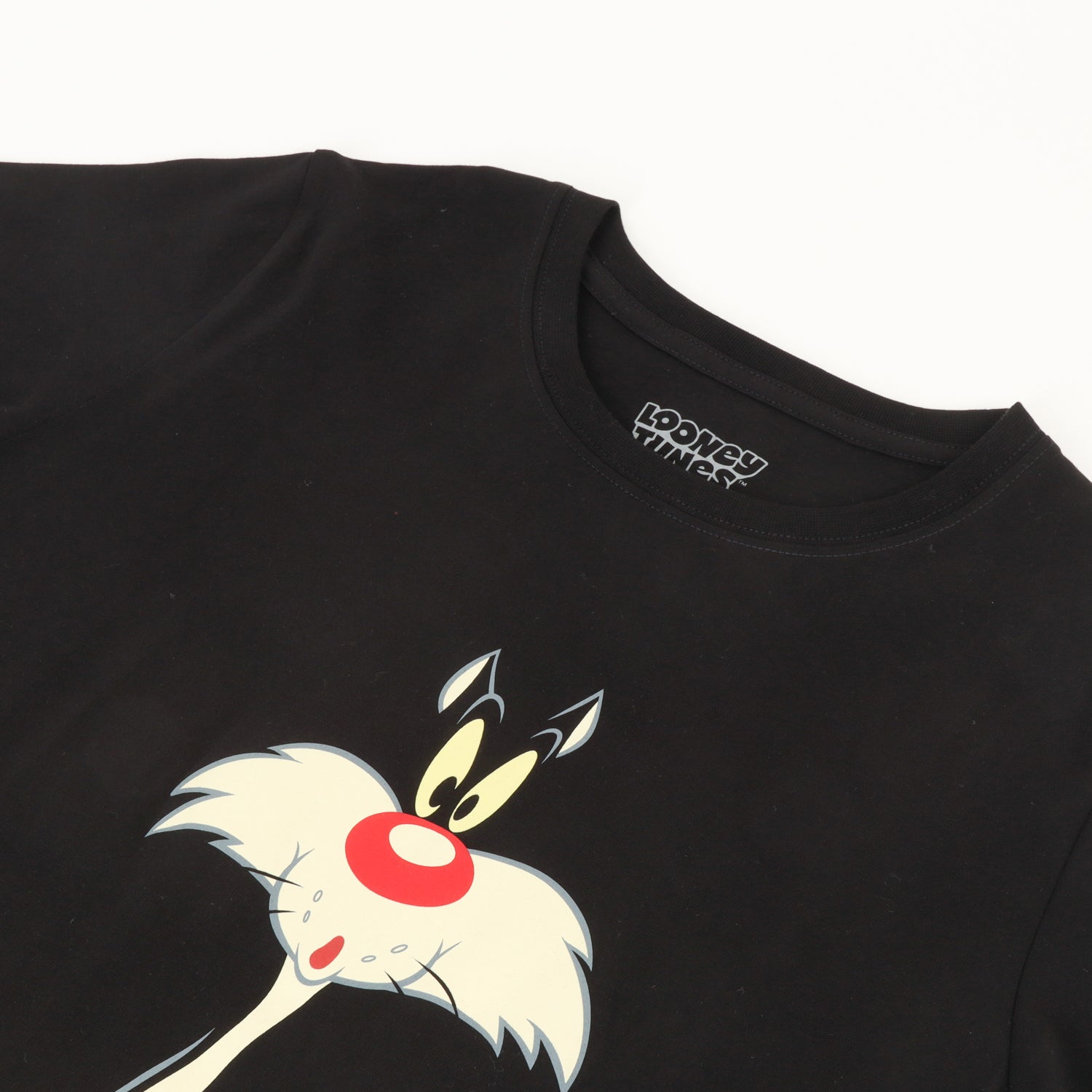 Polera Manga Corta Mujer Silvestre Negro Looney Tunes