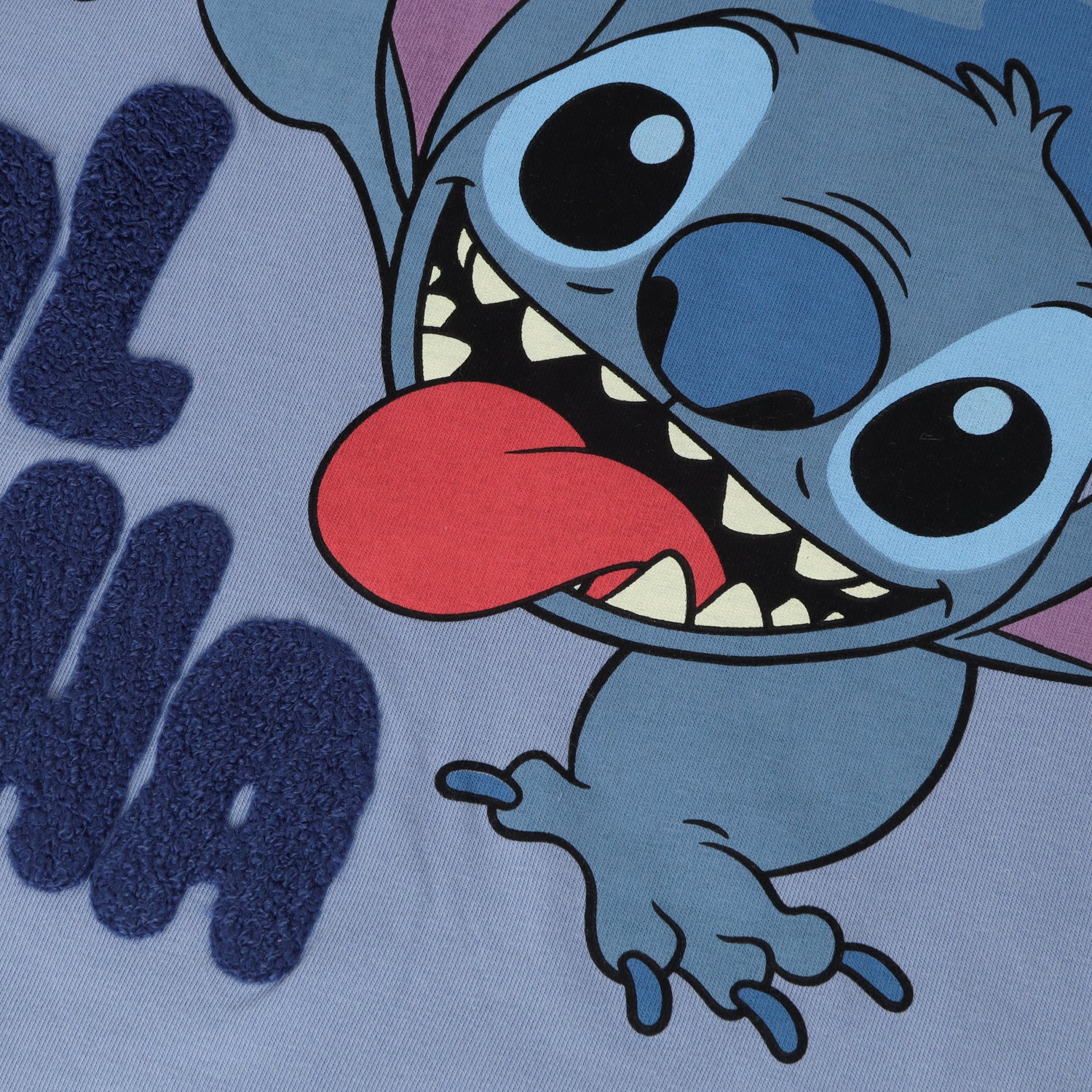 Polera Manga Larga Niño Lilo & Stitch Crazy Azul Disney