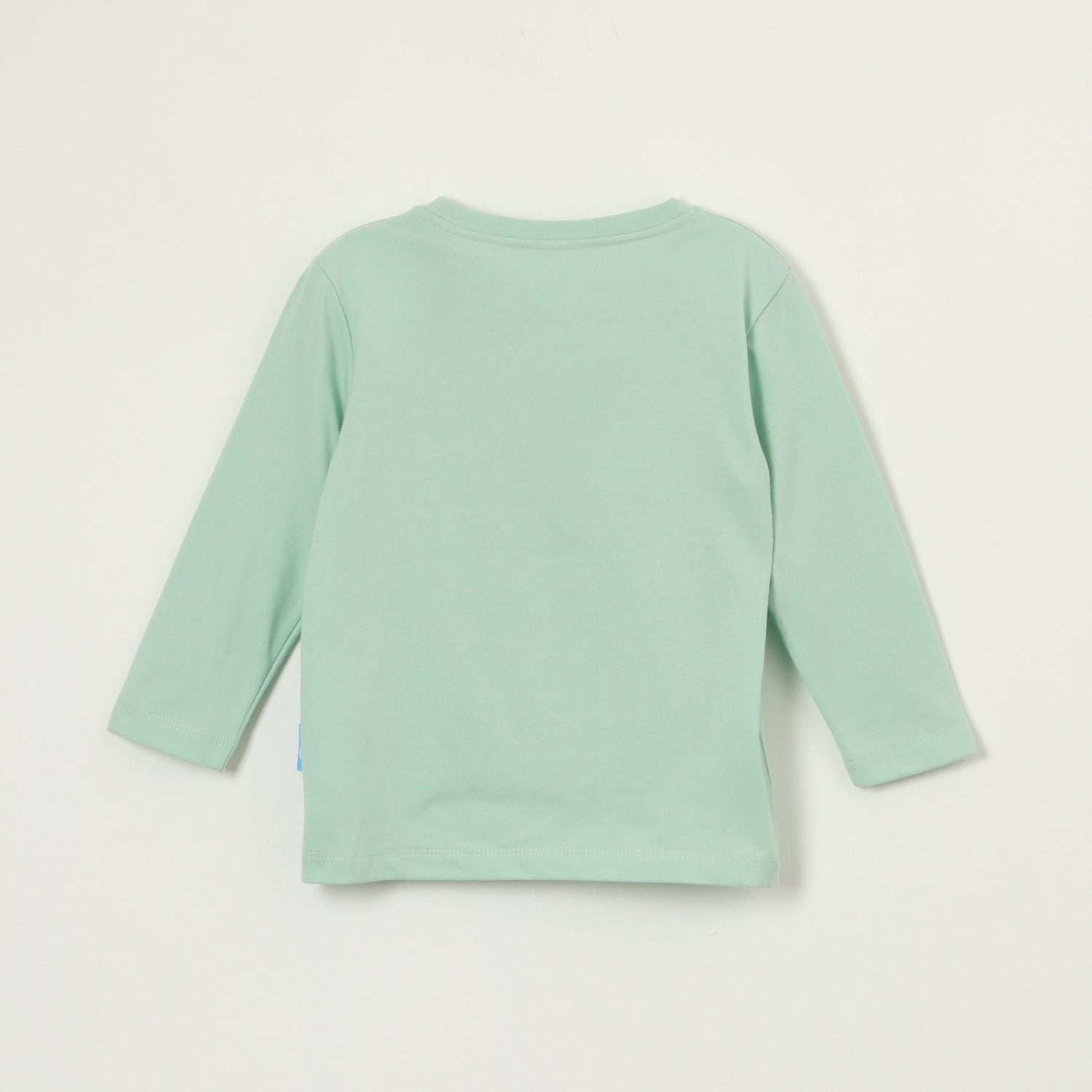 Polera Manga Larga Niño Peluche Verde Bluey