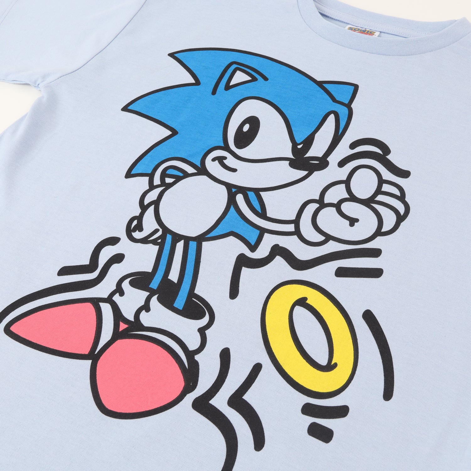 Polera Manga Corta Niño Coin Azul Sonic