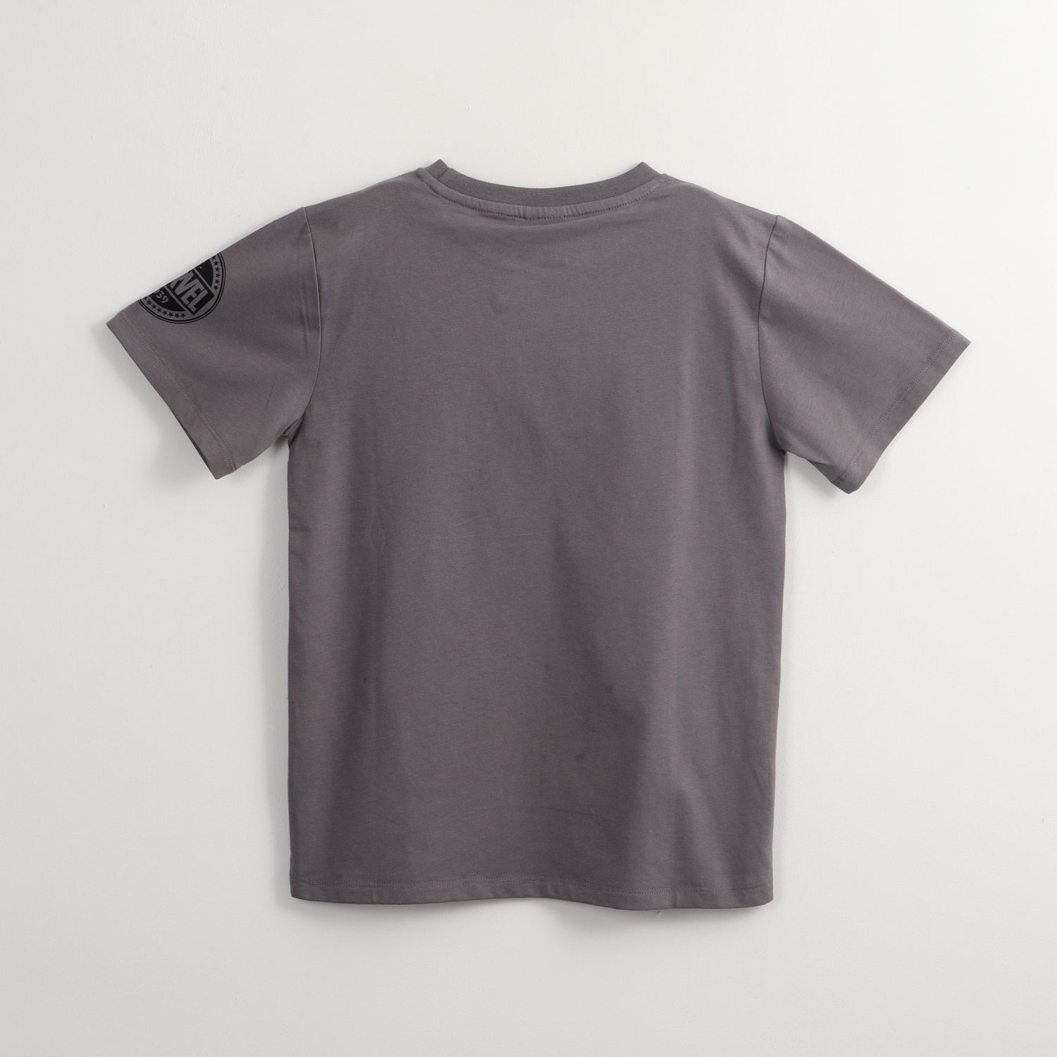 Polera Manga Corta Niño Spiderman Dark Gris Marvel