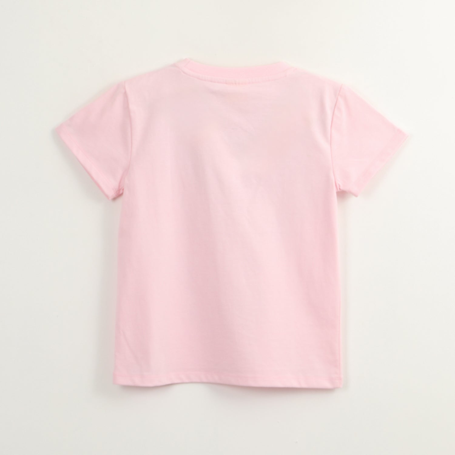 Polera Manga Corta Niña Lilo & Stitch Lineal Rosado Disney