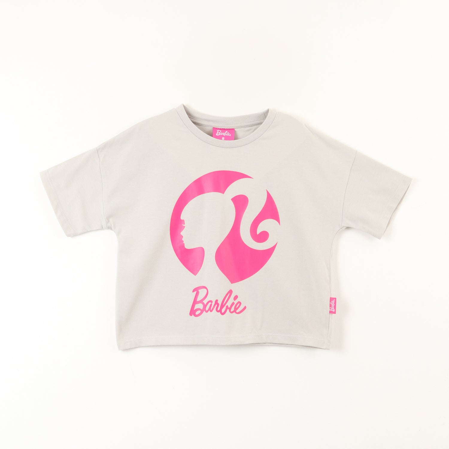 Polera Manga Corta Niña Pony Tale Gris Barbie