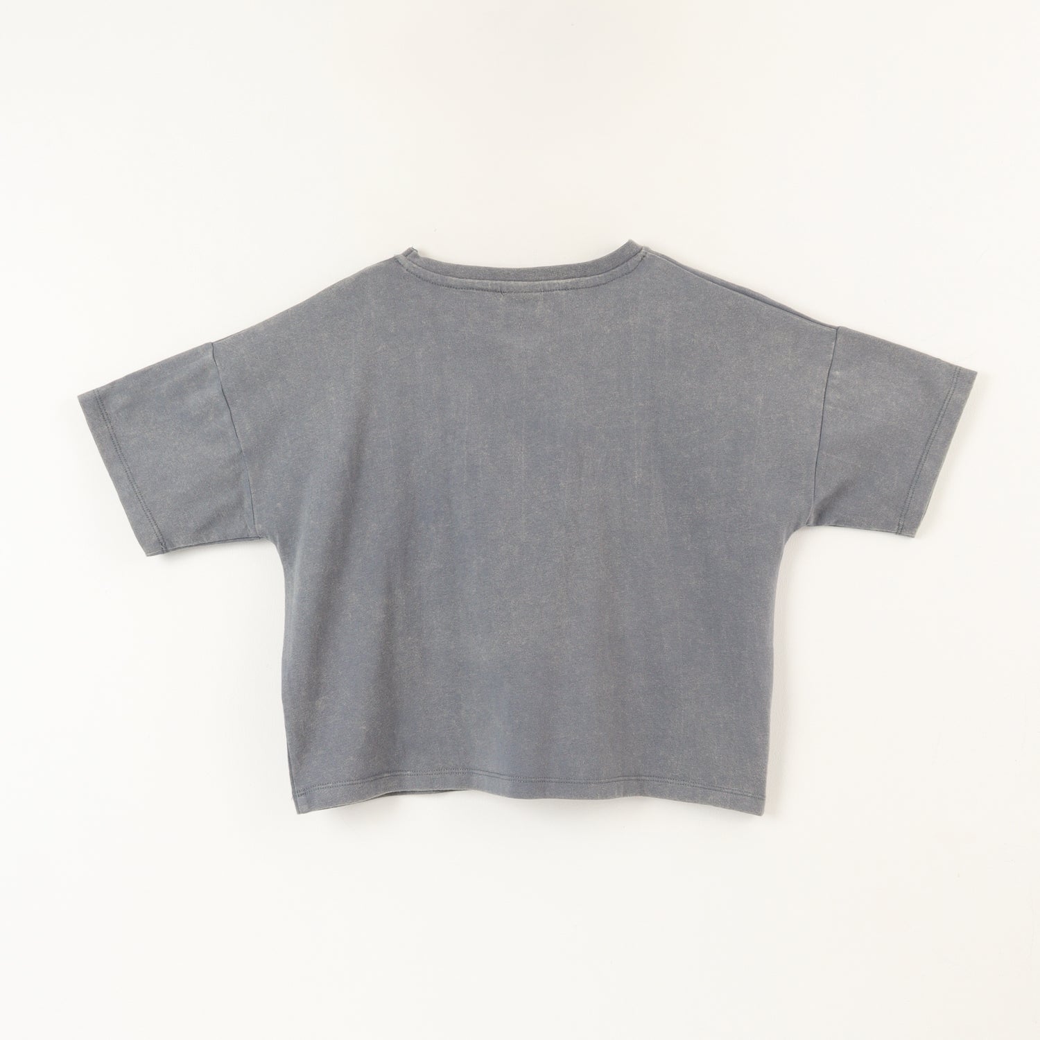 Polera Manga Corta Niña Minnie Cara Gris Disney