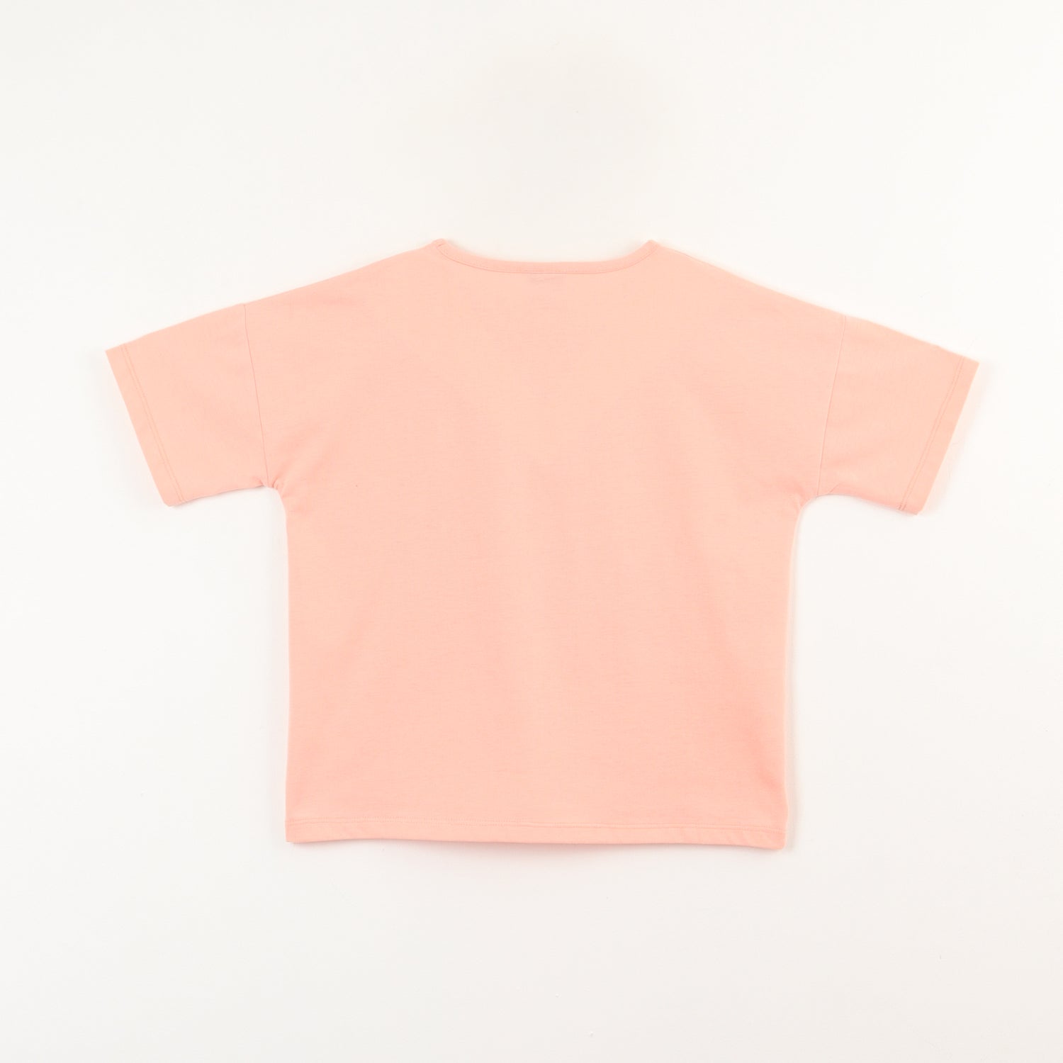 Polera Manga Corta Niña Minnie Frase Rosado Disney