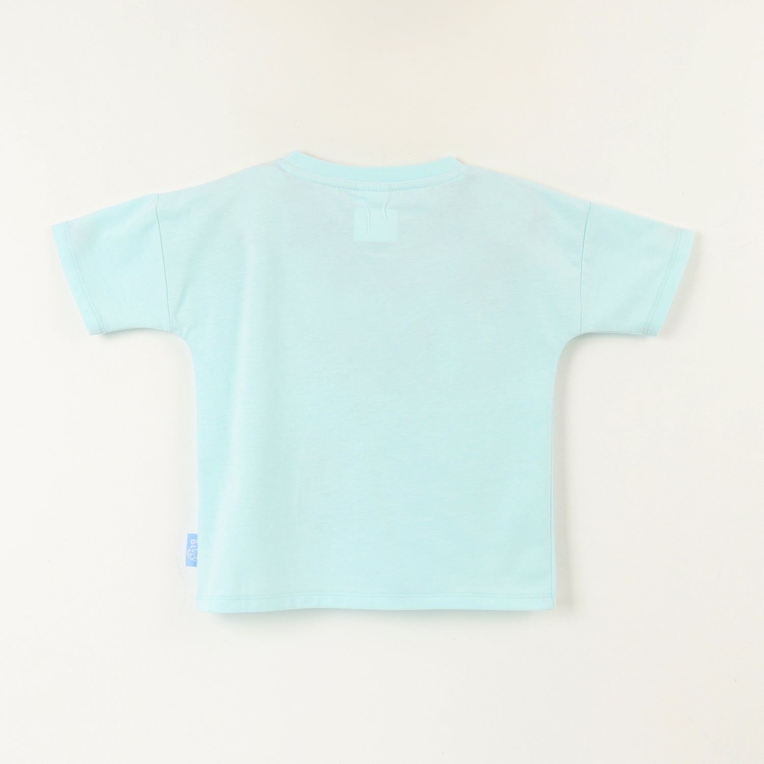 Polera Manga Corta Niña Logo Celeste Makenzie Bingo Y Bluey