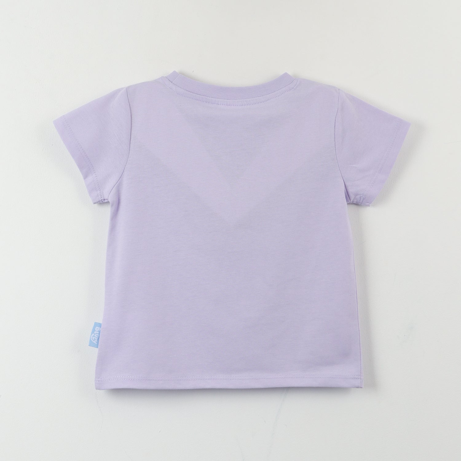 Polera Manga Corta Niña Mariposa Morado Bluey