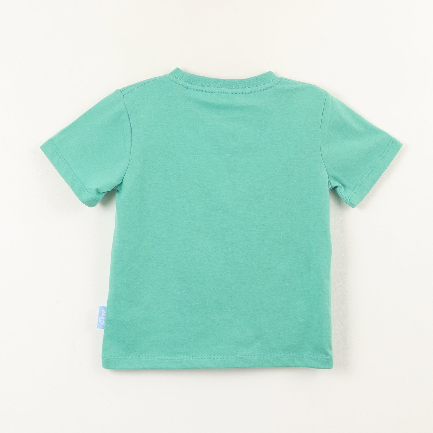 Polera Manga Corta Niño Verde Fun Bingo Y Bluey