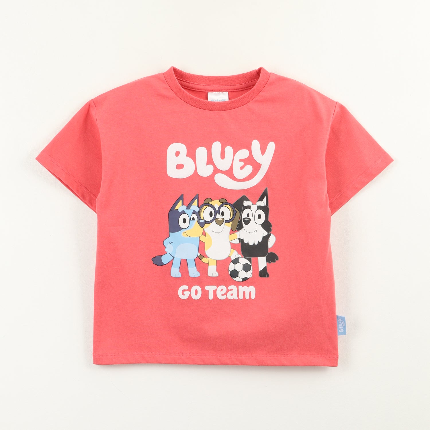 Polera Manga Corta Niño Rojo Mackenzie Honey Y Bluey