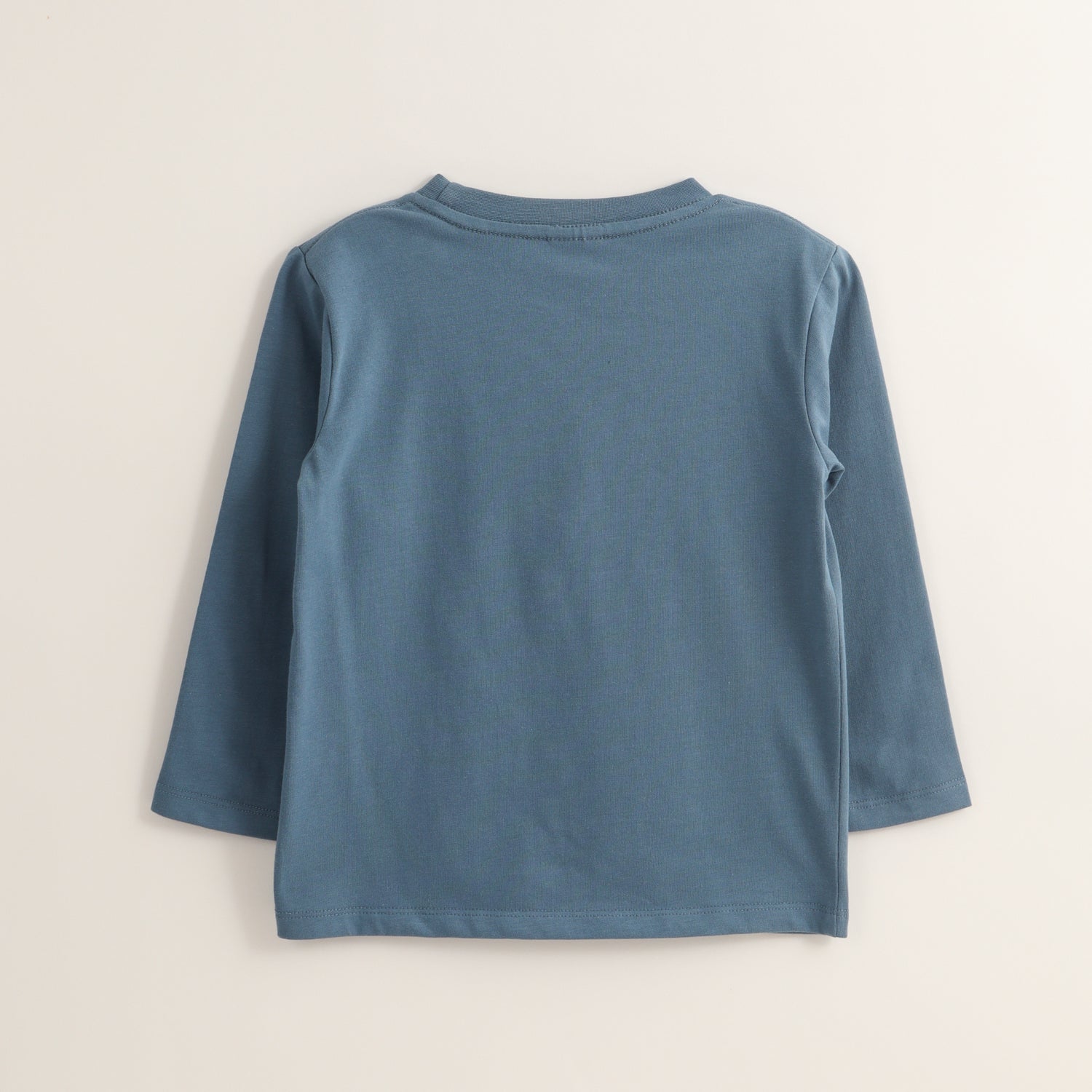 Polera Manga Larga Niño Azul Bingo Y Bluey