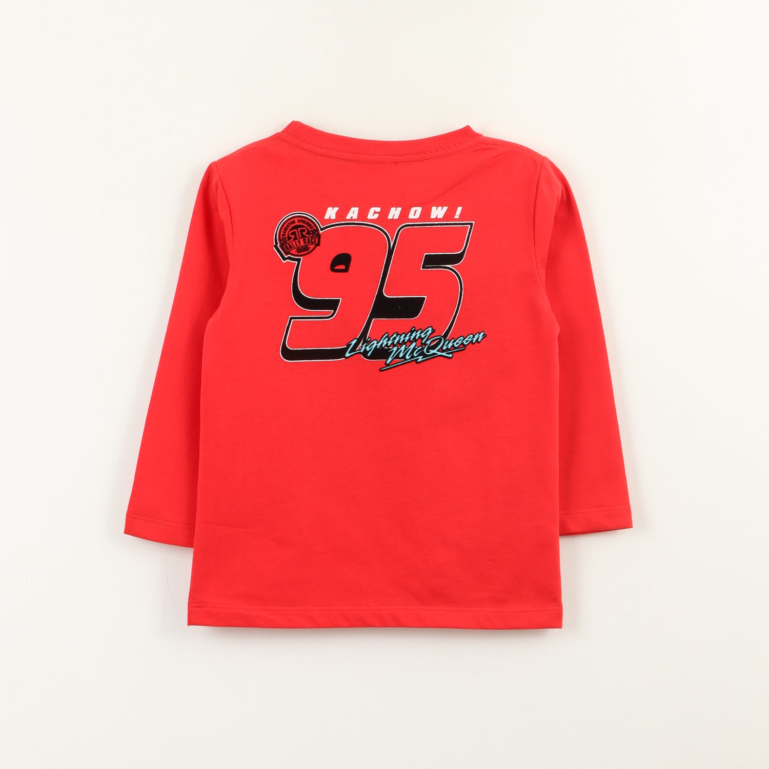 Polera Manga Larga Niño Cars Speed Rojo Disney